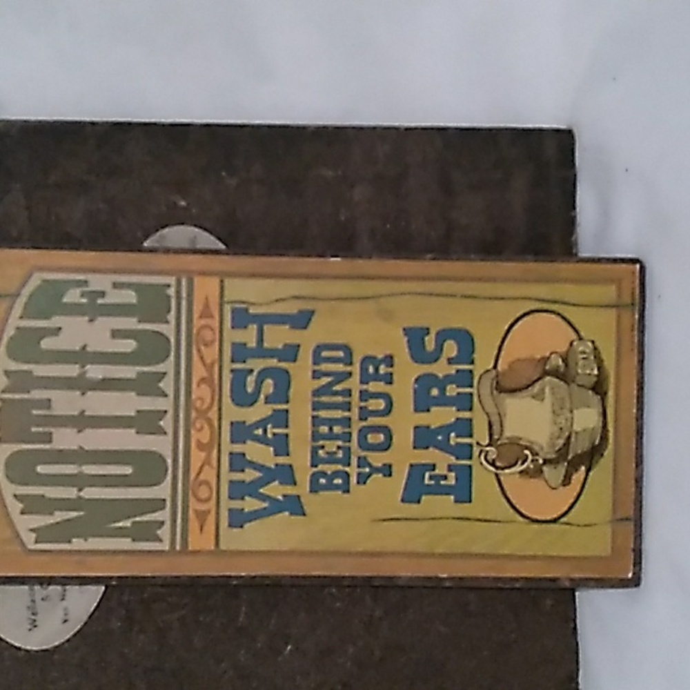 Vintage 1970's Wallace Berrie & Co. Wooden Novelty Signs Set of 3 (B5) - Picture 3 of 9